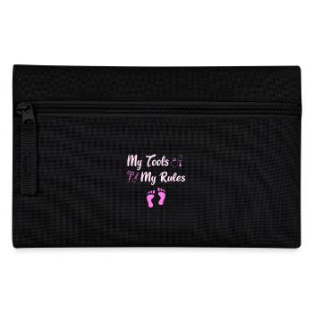 Foot care nail care - Pencil Case - black - Front