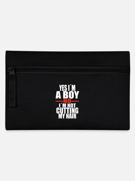 Citation de cheveux longs garçon - Trousse - noir