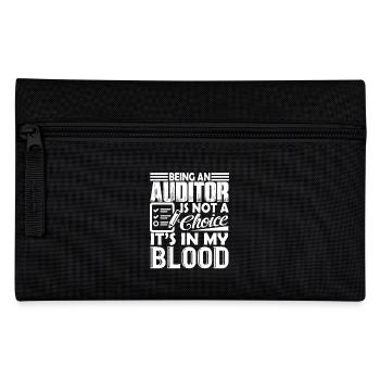 Auditor Auditor zu sein liegt mir im Blut - Federtasche - Schwarz - Vorne