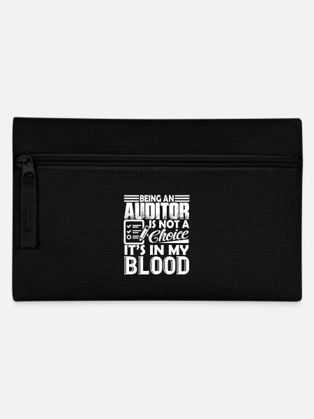 Auditor Auditor zu sein liegt mir im Blut - Federtasche - Schwarz