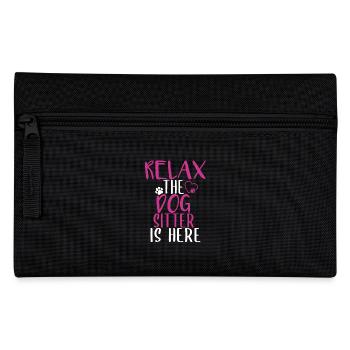 Gardien de chien disant citation drôle de gardien de chien - Trousse - noir - Devant