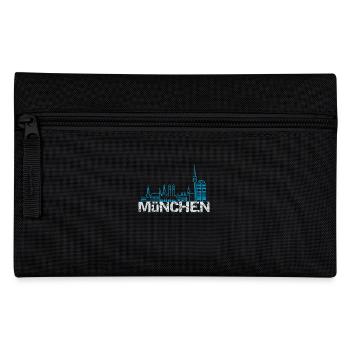 München skyline - Federtasche - Schwarz - Vorne