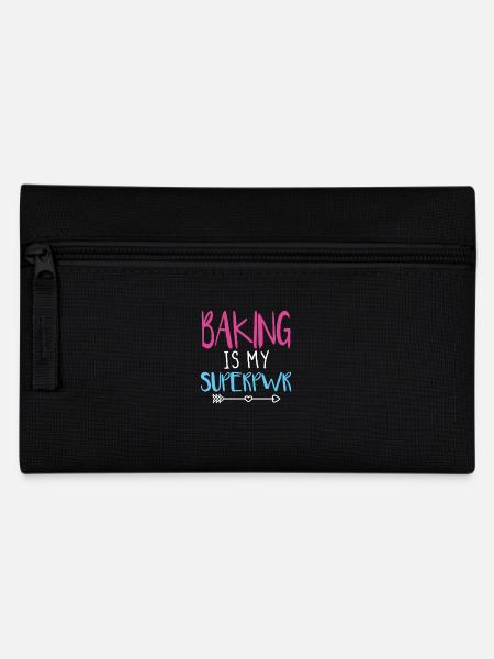 Back Spruch lustig Geschenk - Federtasche - Schwarz