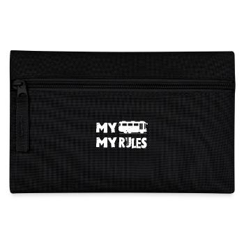 Mon bus, mes règles - Trousse - noir - Devant