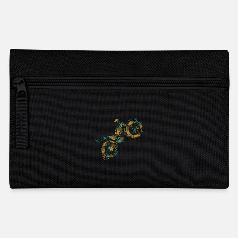 Trial motorcycle - Pencil Case - black