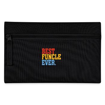 Funcle Best Funcle Ever Uncle Gift - Pencil Case - black - Front