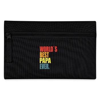 Bester Papa Spruch - Federtasche - Schwarz - Vorne