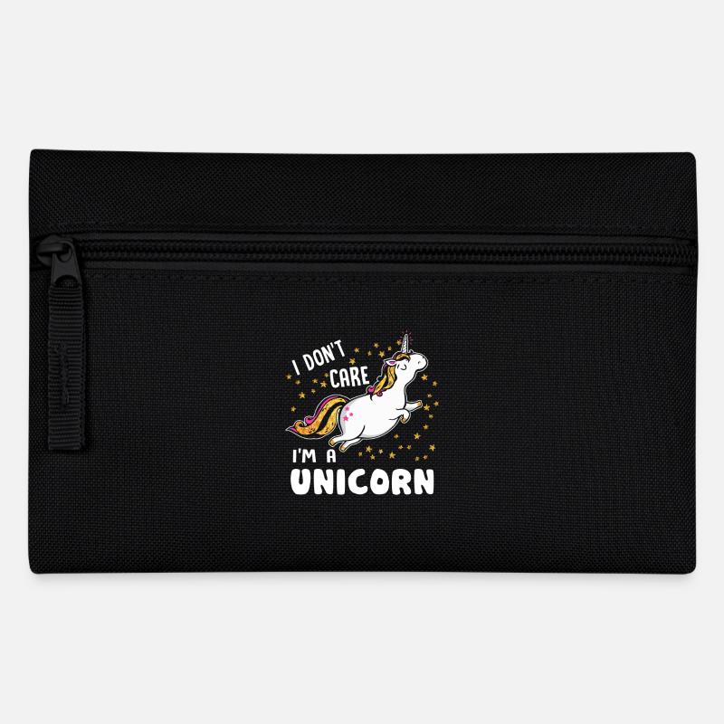Einhorn Ich bin ein Einhorn - Federtasche - Schwarz