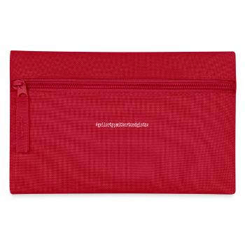 Type Avec Barbe & Chauve Chauve Porte-barbe - Trousse - rouge - Devant