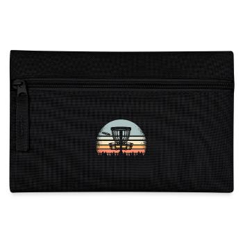Disc Golf Retro - Pencil Case - black - Front