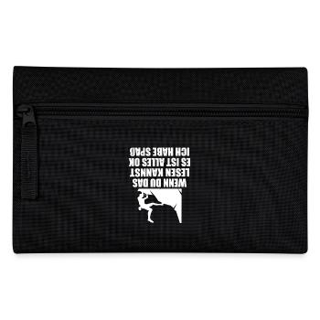 Climbing If you can read this everything is ok - Pencil Case - black - Front