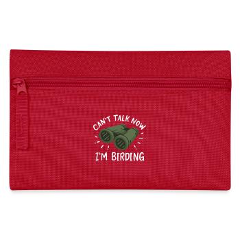 Bird Watching Birdwatchers - Pencil Case - red - Front