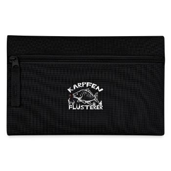 Karpfen Flüsterer - Federtasche - Schwarz - Vorne