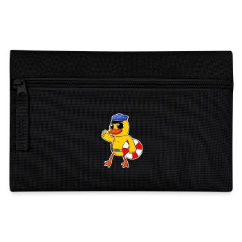 lifeguard police chick - Pencil Case - black - Front