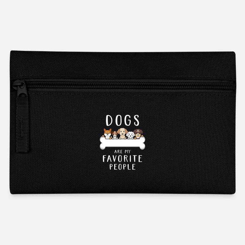 Dog saying funny - Pencil Case - black