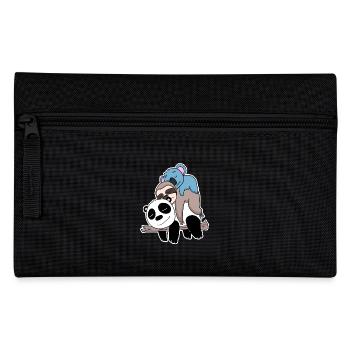Panda sloth and koala - Pencil Case - black - Front