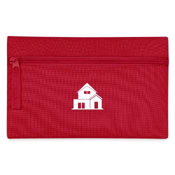 House White - Pencil Case - red - Front