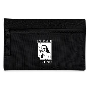 Raver Religion Techno Religion Nonne - Federtasche - Schwarz - Vorne