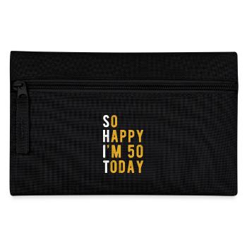 So Happy Im 50 Today - Federtasche - Schwarz - Vorne