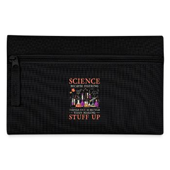 Chimiste chimie laboratoire cadeau assistant de laboratoire - Trousse - noir - Devant
