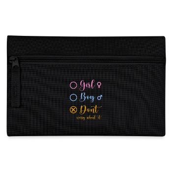 Gender Keeper Gender Reveal Party - Federtasche - Schwarz - Vorne