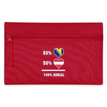 Bosnia and Austria Genial / Gift - Pencil Case - red - Front