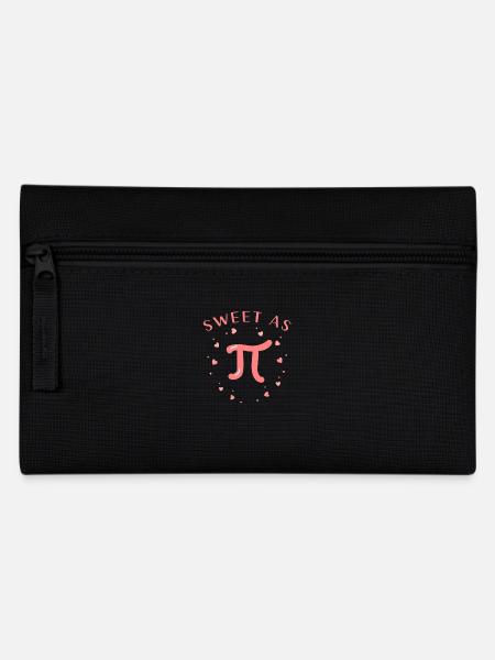 Pi Mathe Mathematik Valentinstag - Federtasche - Schwarz
