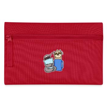 Faultiere - Federtasche - Rot - Vorne