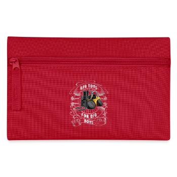 Staplerfahrer Lagerist Gabelstapler - Federtasche - Rot - Vorne
