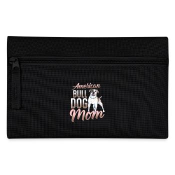 American Bulldog Mom - Pencil Case - black - Front