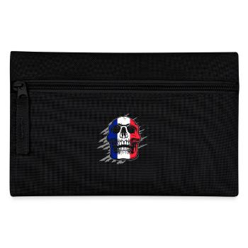 Drapeau de la France Skull - Trousse - noir - Devant