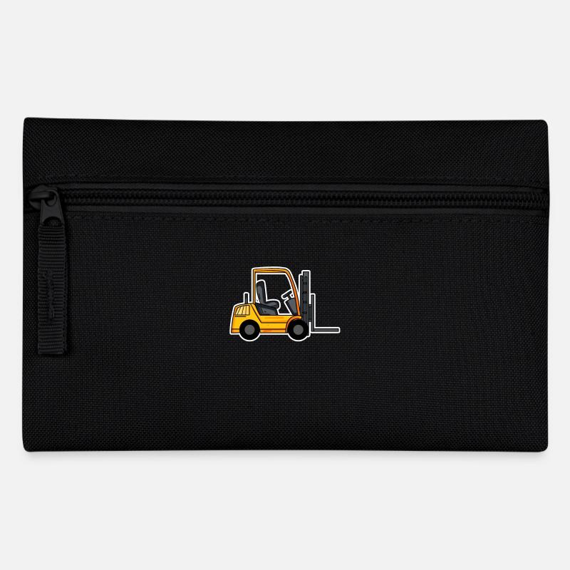 Gabelstapler Stapler - Federtasche - Schwarz