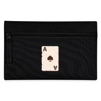 Poker Poker Poker Players Gift Spades Ass - Pencil Case - black - Front