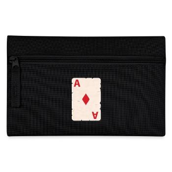 Poker Poker Poker Player Gift Karo Ass - Pencil Case - black - Front