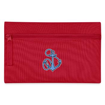 Anchor Symbol - Pencil Case - red - Front