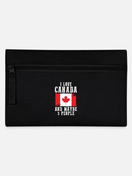 Kanada Flagge Kanada Fahne - Federtasche - Schwarz