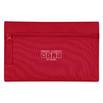 Techno Periodensystem Elemente Rave Techno Music - Federtasche - Rot - Vorne