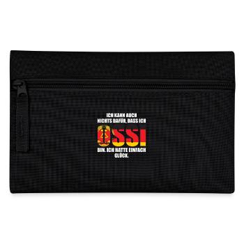 DDR Ostdeutschland Ostdeutsche lustige Ossi Idee - Federtasche - Schwarz - Vorne