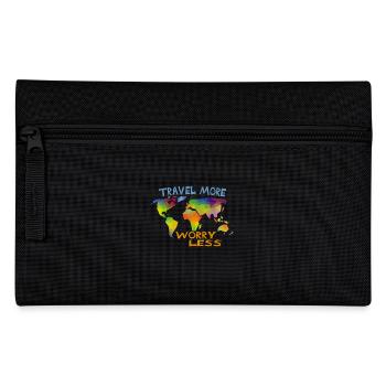 Travel more - Pencil Case - black - Front