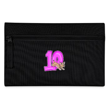 !0 years lynx wildcat Iberian lynx - Pencil Case - black - Front