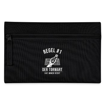 Goalkeeper saying gift goalkeeper football - Pencil Case - black - Front
