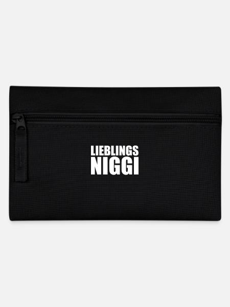 Lieblings Niggi Ossi Osten Ostdeutsch Dialekt Ossi - Federtasche - Schwarz