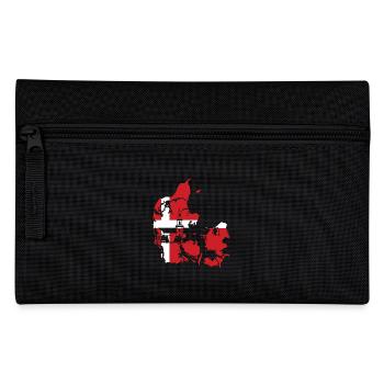 Drapeau du Danemark - Trousse - noir - Devant