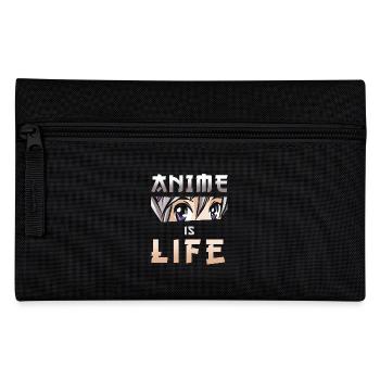 Anime Spruch Anime ist Leben - Federtasche - Schwarz - Vorne