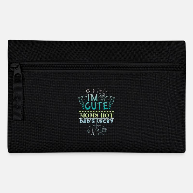 Maman papa bébé - Trousse - noir