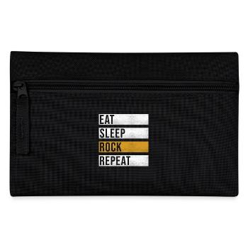 Rock Spruch lustig Rocker - Federtasche - Schwarz - Vorne