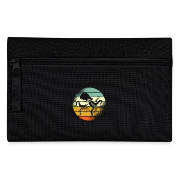 Squid Retro Octopus - Pencil Case - black - Front