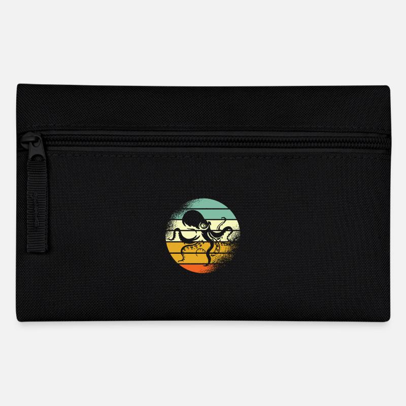 Poulpe rétro poulpe - Trousse - noir
