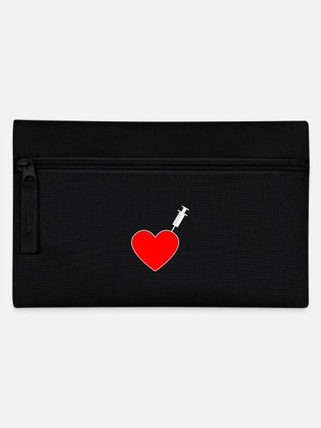Vaccination - Je suis vacciné - Trousse - noir