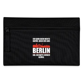 DDR Ostdeutschland Brandenburg lustige Ossi Berlin - Federtasche - Schwarz - Vorne